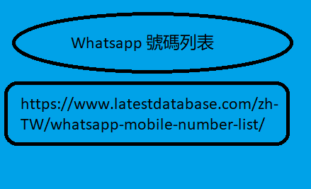 Whatsapp 號碼列表