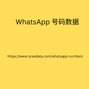 WhatsApp 号码数据