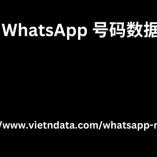 WhatsApp 号码数据